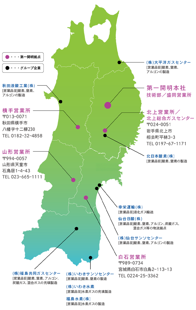 第一開明拠点　グループ企業